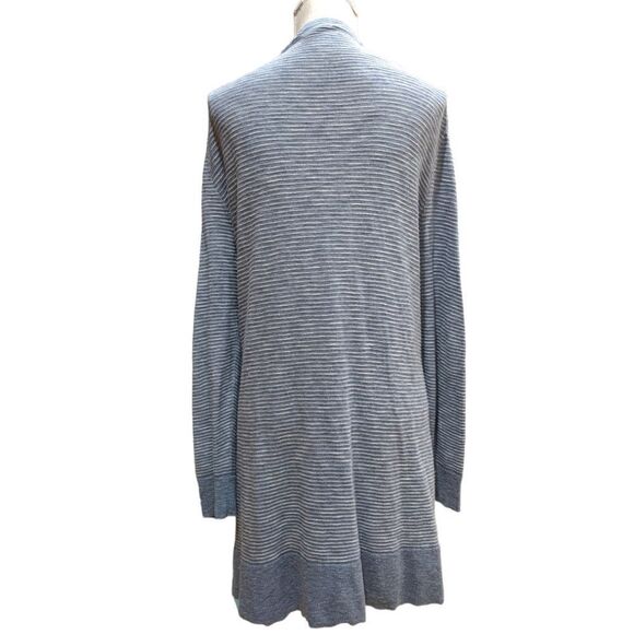 Madewell Women's Light Blue Lightweight Open Front Long Cardigan Sweater Size M - Picture 4 of 7
